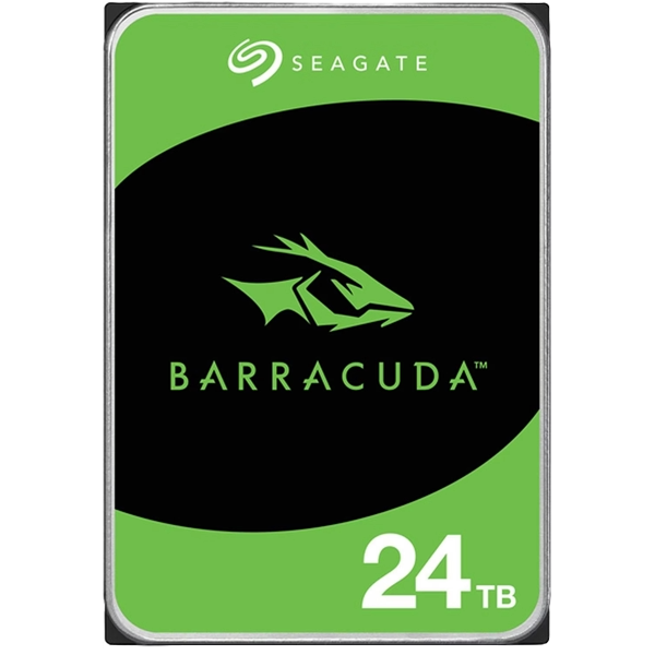 Image of "24TB Seagate BarraCuda 3.5"" SATA III Hard Drive - 7200RPM, 512MB Cache"